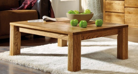 Luxus dohányzóasztal tölgyfából, Nice 67 tölgy dió  - 1