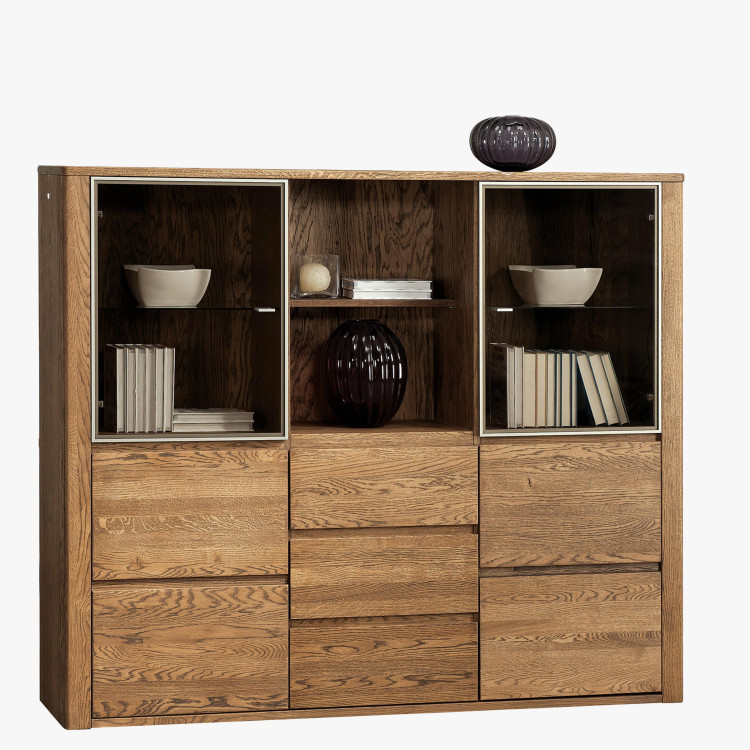 Luxus tölgyfa szekreter, Nice 47 tölgy dió  - 0