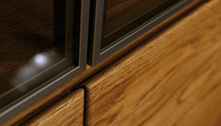 Luxus tölgyfa szekreter, Nice 47 tölgy dió  - 3