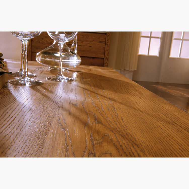 Tölgyfa vitrin üveggel, Nice 45 bianco tölgy  - 5