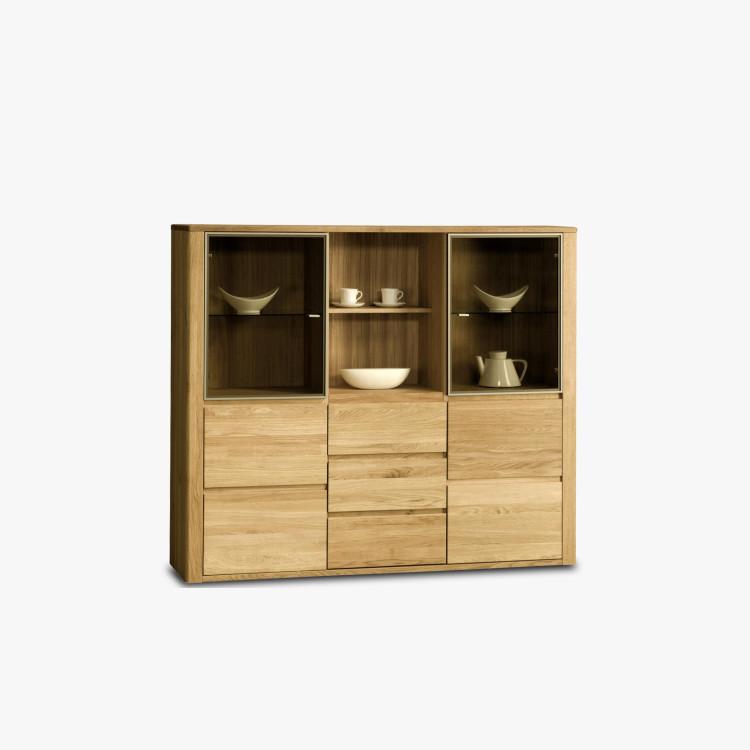 Tölgyfa luxus szekreter, Nice 47 természetes tölgy  - 1