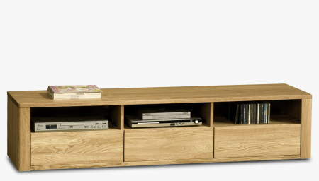 Tölgy TV komód, Nice 25 természetes tölgy  - 1
