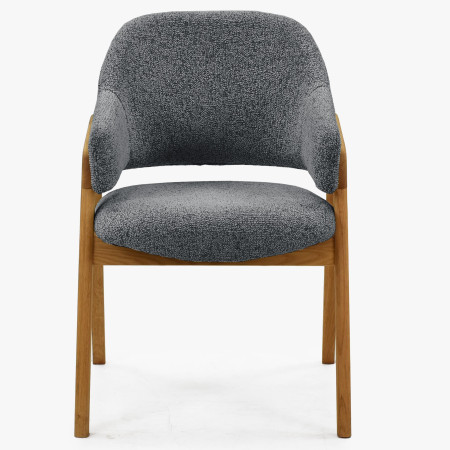 Tömörfa szék sötét színben  - 6