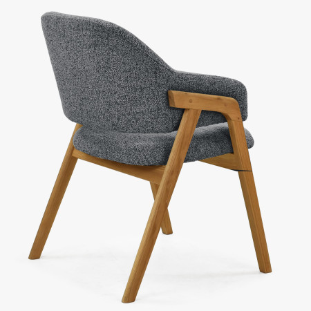 Tömörfa szék sötét színben  - 8