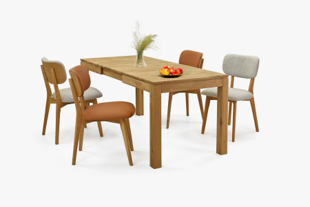 Tölgyfa bőr szék - Sabia színű  - 2