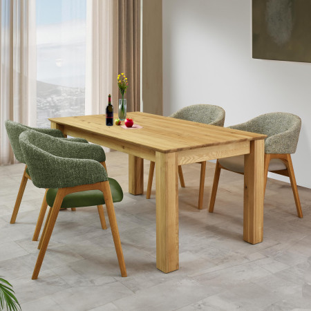 Fotel karfával zöld tölgy  - 8