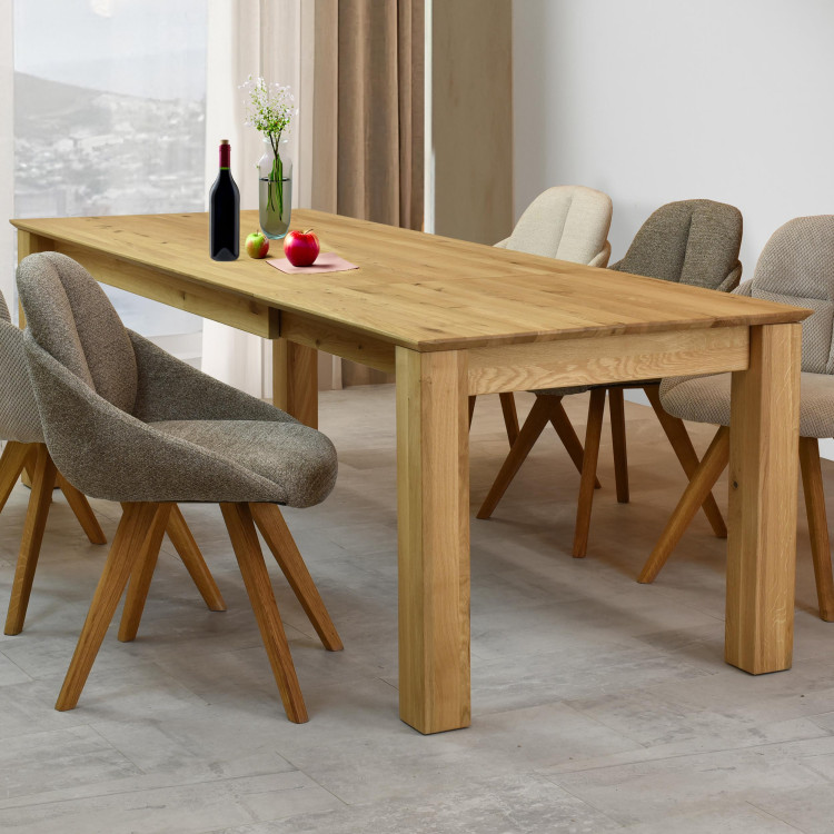 Fa kihúzható asztal 180 x 90 cm, + 100 cm  - 4