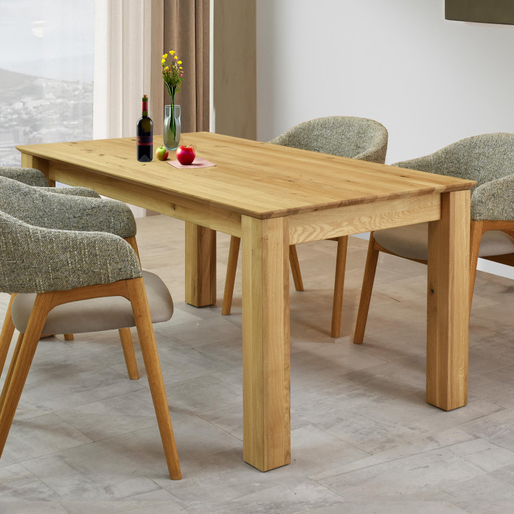 Fa kihúzható asztal 180 x 90 cm, + 100 cm  - 8