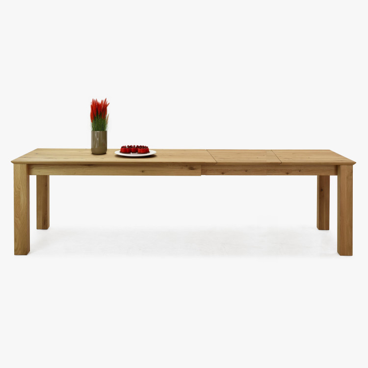 Fa kihúzható asztal 180 x 90 cm, + 100 cm  - 20