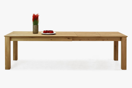 Fa kihúzható asztal 180 x 90 cm, + 100 cm  - 20