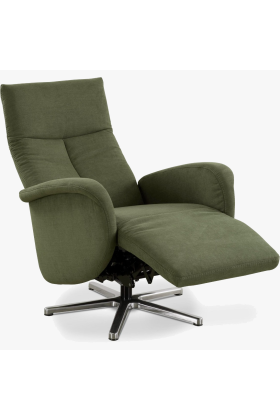 relaxációs tv fotel fekete vagy ezüst fém lábakkal, modern dizájn