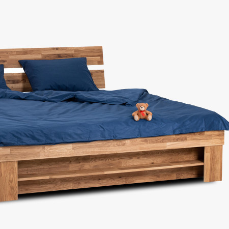 2 darab ágyneműtartó, tölgyfa  - 1