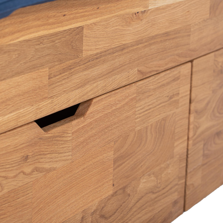 2 darab ágyneműtartó, tölgyfa  - 7