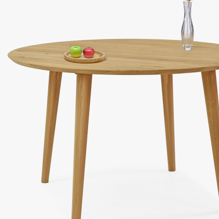 Dub körasztal átmérője 120 cm  - 1