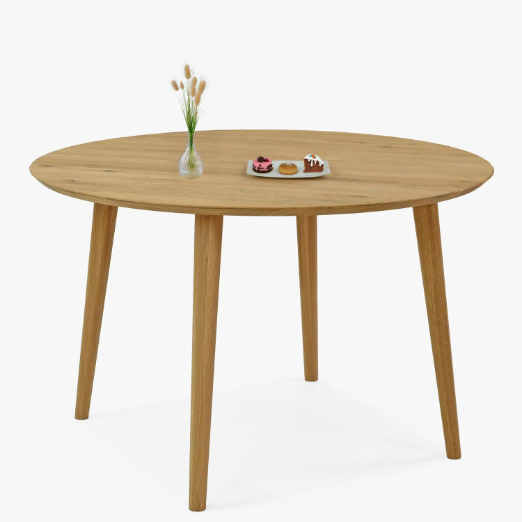 Dub körasztal átmérője 120 cm  - 3