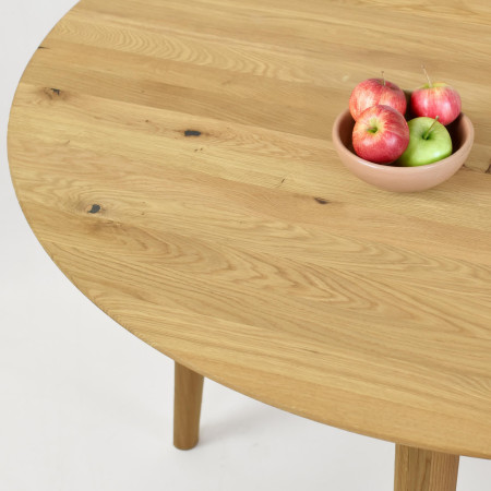 Dub körasztal átmérője 120 cm  - 4