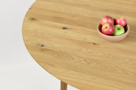 Dub körasztal átmérője 120 cm  - 5