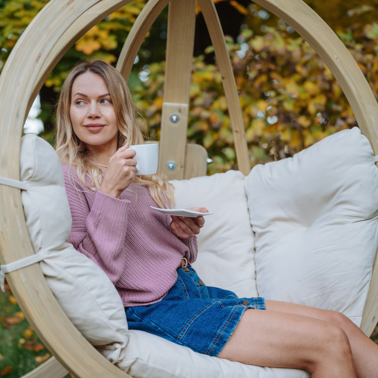 Krémszínű függőszék  - 3