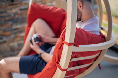 Piros függőszék  - 3