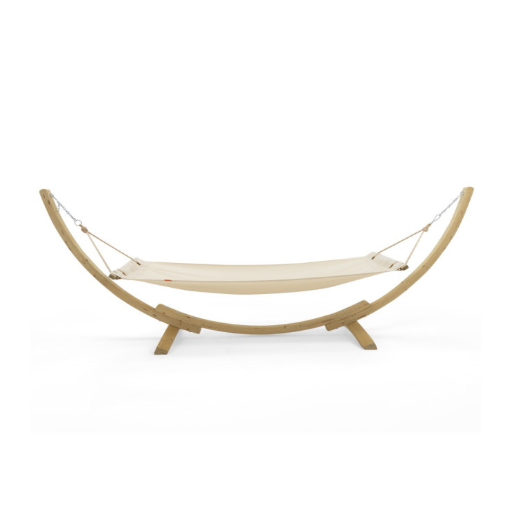 Függőágy állvánnyal, krémszínű  - 3