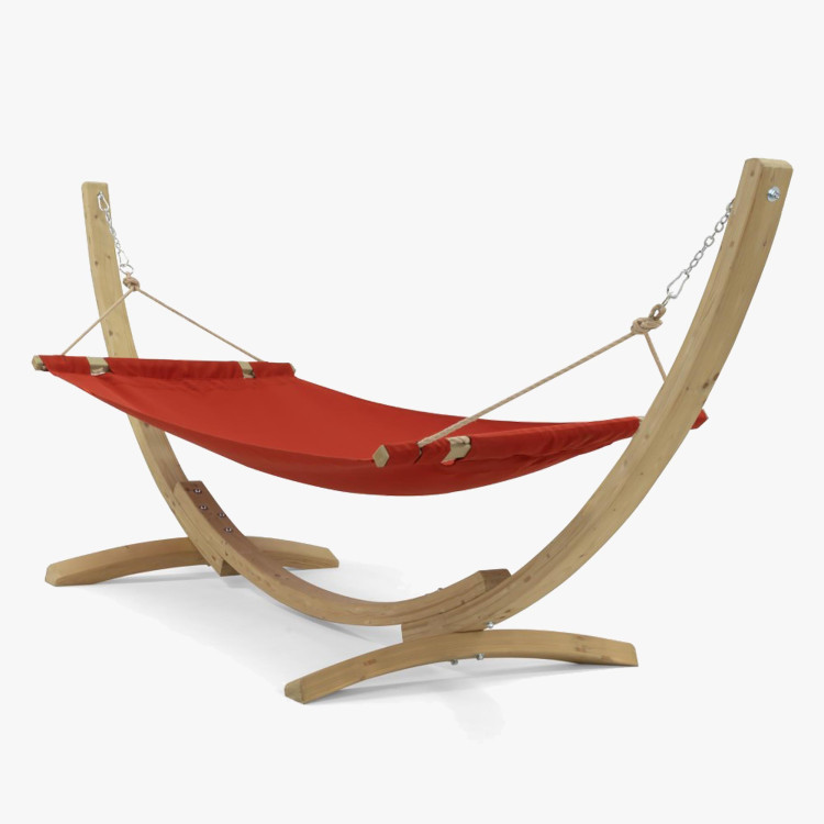 Függőágy állvánnyal, piros  - 0