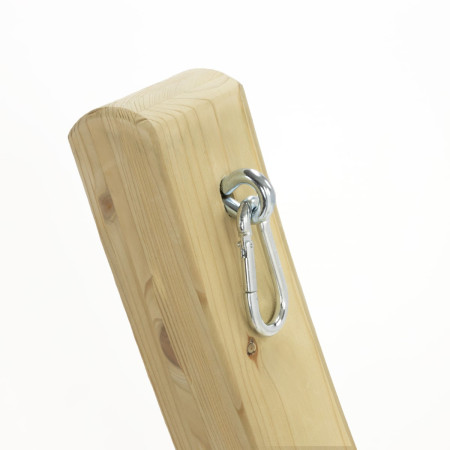 Függőágy állvánnyal, piros  - 5