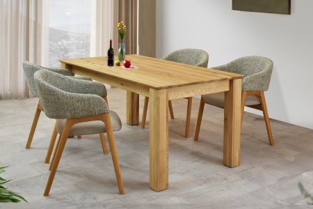 Fa bővíthető asztal 200 x 100 cm , + 100 cm  - 5