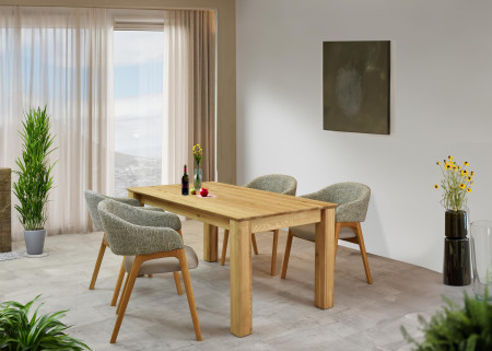 Fa bővíthető asztal 200 x 100 cm , + 100 cm  - 13