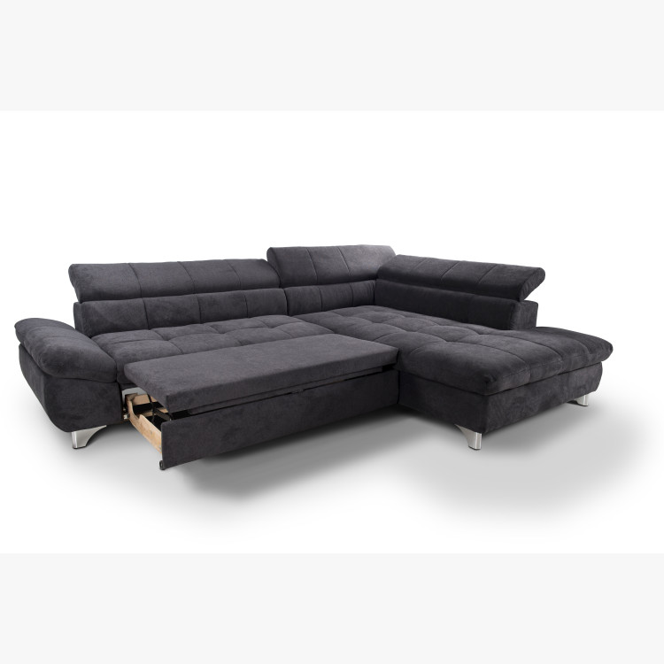 Sarokkanapé alvás funkcióval, jobb sarok  - 5