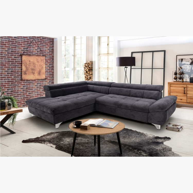 Sarokkanapé alvás funkcióval, bal sarok  - 4