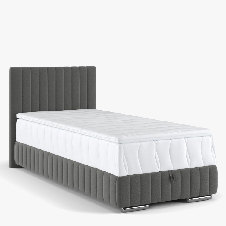 Egyszemélyes ágy matraccal és tárolóhellyel együtt  - 0