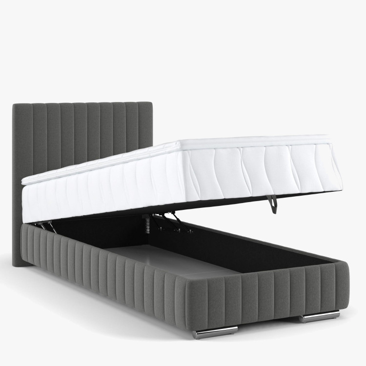 Egyszemélyes ágy matraccal és tárolóhellyel együtt  - 1