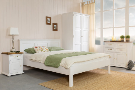 Provence stílusú ágy 160 x 200 - Patina  - 9