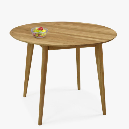 Fa kerek asztal 100 cm átmérővel  - 0