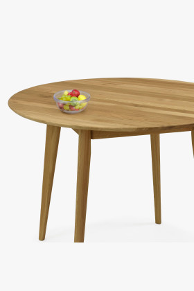 Fa kerek asztal 100 cm átmérővel  - 0 2