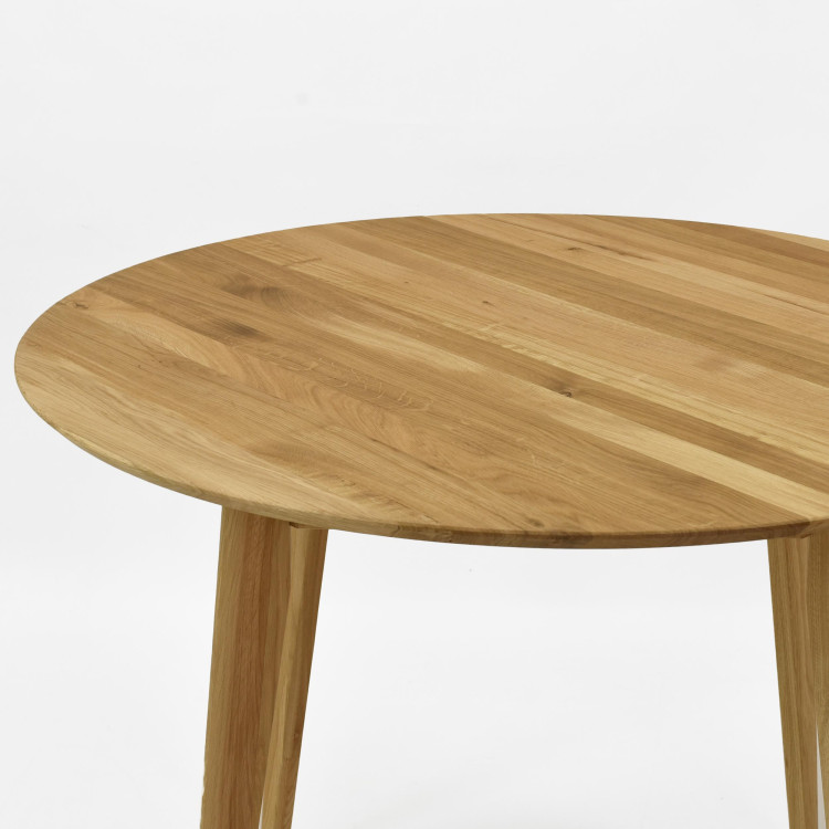 Fa kerek asztal 100 cm átmérővel  - 2