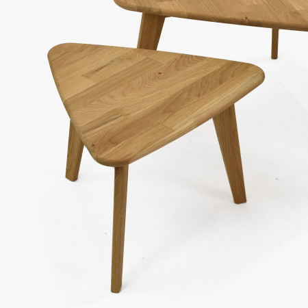 Két fa asztalka szettje  - 1