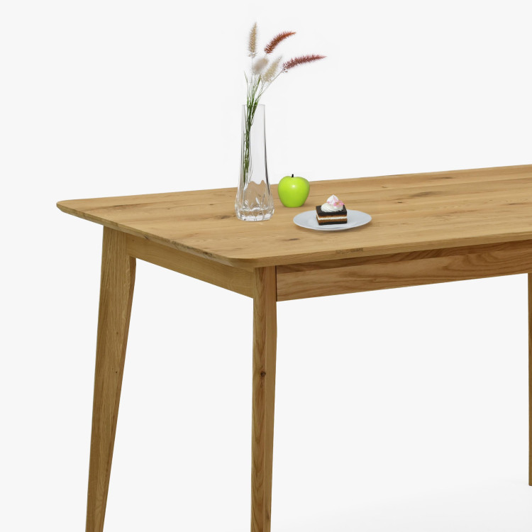 Dub asztal 120 x 80 cm  - 1