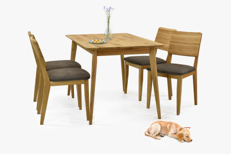 Dub asztal 120 x 80 cm  - 8