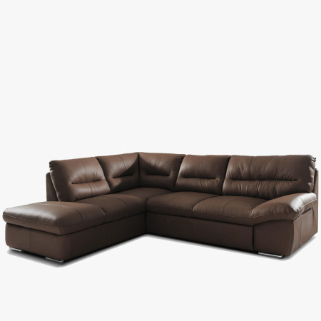 Roh sarokkanapé - jobb oldali barna bőr, William sarok balra  - 2