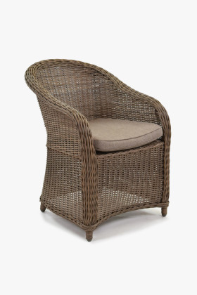 Rattan kerti szék - barna  - 0
