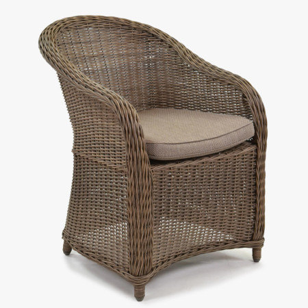 Rattan kerti szék - barna  - 0