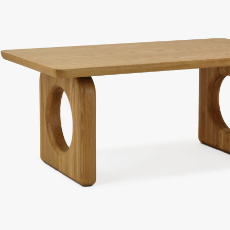 Konferencia dizájnos asztal tölgyfa  - 2