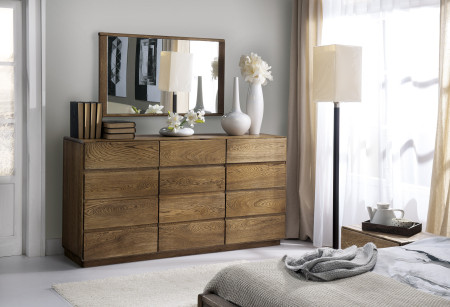 Tölgyfa komód hálószobába, Helsinki 44 DP  - 6