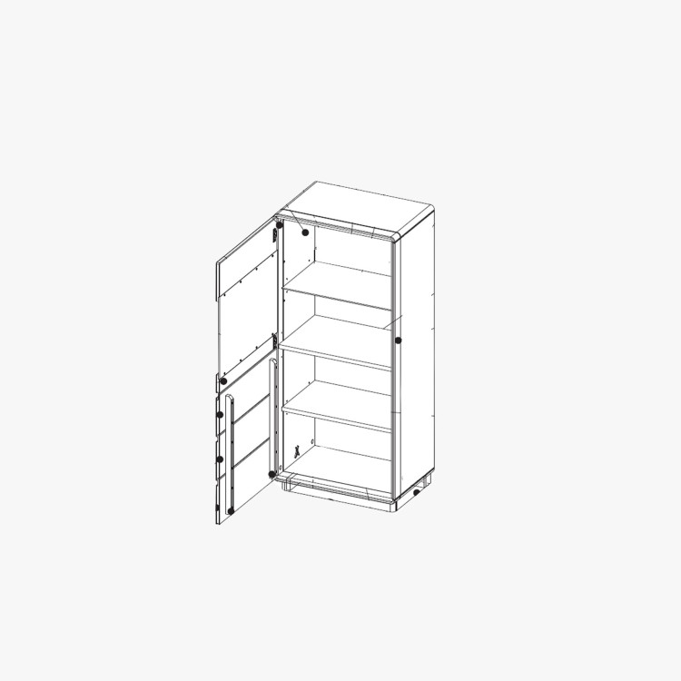 Tölgyfa vitrin nappaliba, Helsinki 50 ON  - 6