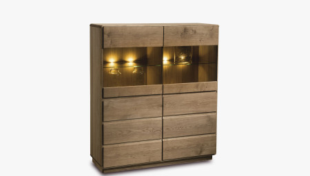 Tölgyfa vitrin típus 48 Helsinki DP  - 1