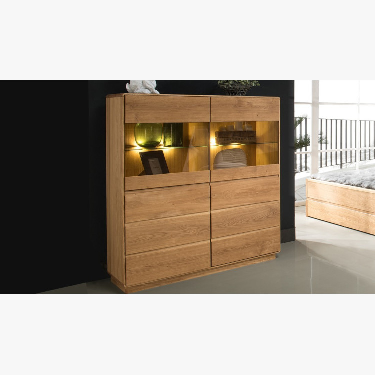 Tölgyfa vitrin típus 48 Helsinki DP  - 3