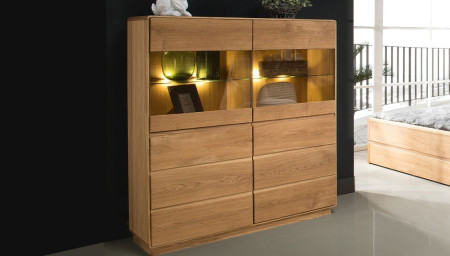 Tölgyfa vitrin típus 48 Helsinki DP  - 3