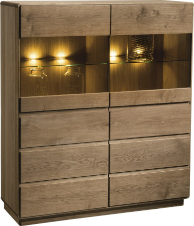 Tölgyfa vitrin típus 48 Helsinki DP  - 4