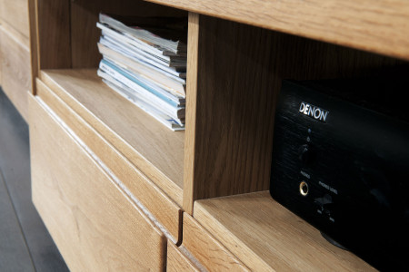 Tölgyfa masszív TV-szekrény, Helsinki 22 DP  - 3